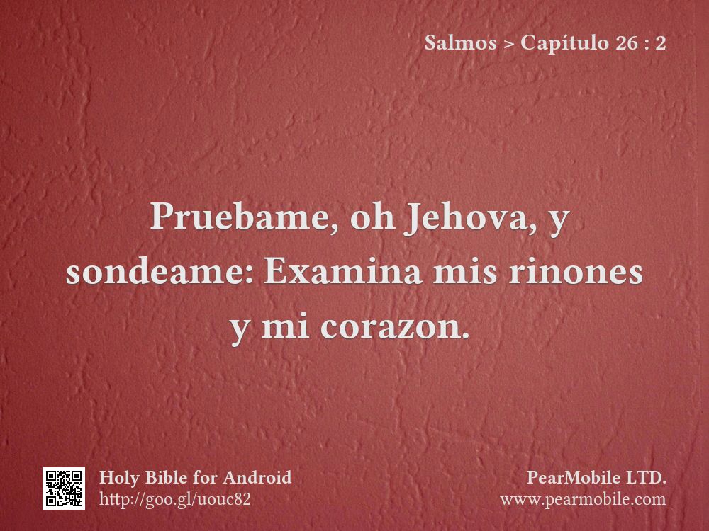 Salmos, Capítulo 26:2